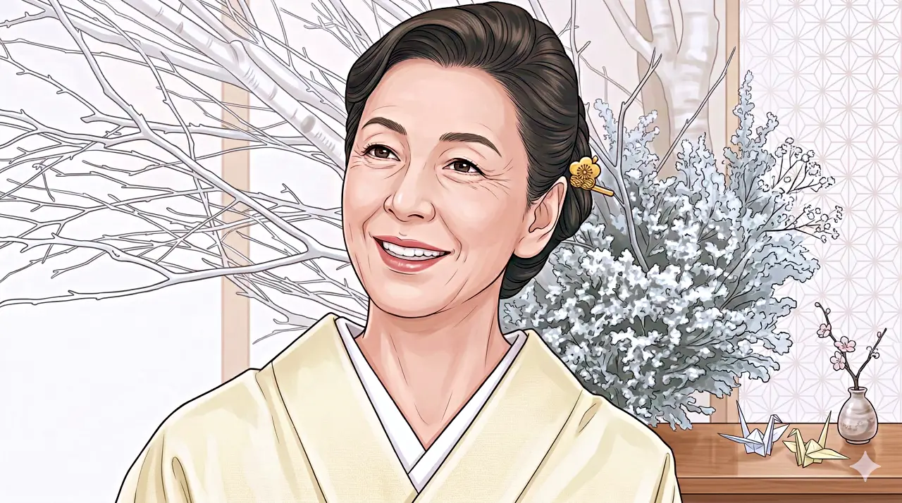 高橋恵子をイメージしたイラスト